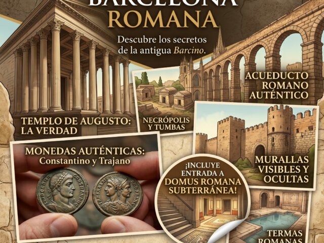 RUTA BARCELONA ROMANA + VISITA DOMUS