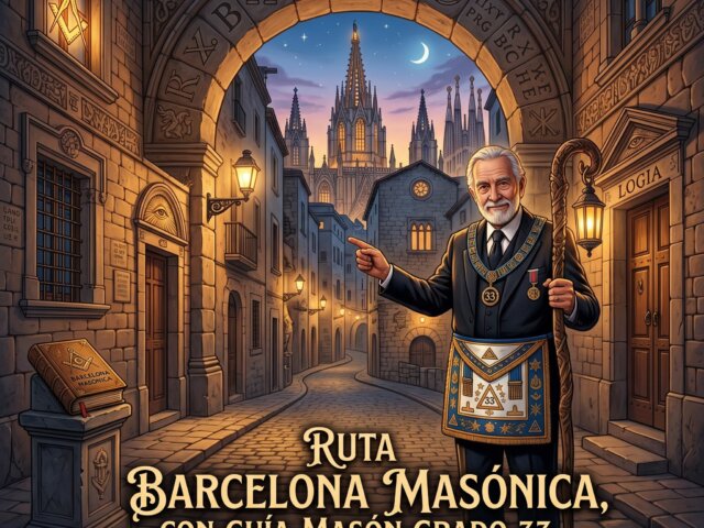 RUTA BARCELONA MASÓNICA CON GUÍA MASÓN GRADO 33