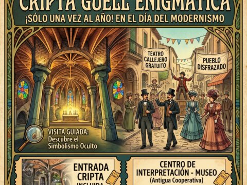 RUTA CRIPTA GÜELL ENIGMÁTICA EN EL DÍA DEL MODERNISMO