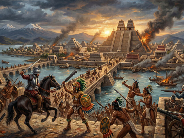 CONFERENCIA: DE LA VIDA COTIDIANA DE LOS AZTECAS AL HORROR DE LA CONQUISTA